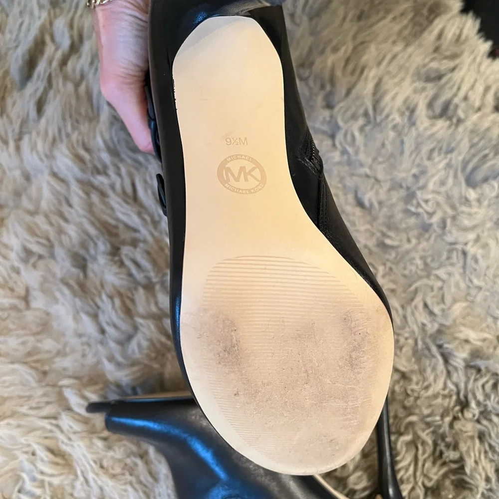 Michael Kors Black Heeled Boots with Stiletto Heel - Picture 6 of 6